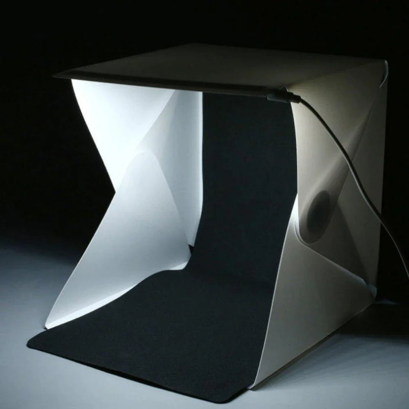 SnapFold – Tragbares zusammenklappbares LED Lichtstudio für die Einrichtung der Heimfotografie