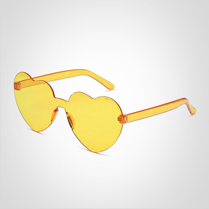 Elina – Herzförmige Sonnenbrille mit Farbverlauf und UV Schutz
