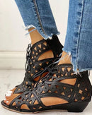 Zdenka – Stylische Ausgeschnitten Sandalen mit rutschfester Sohle