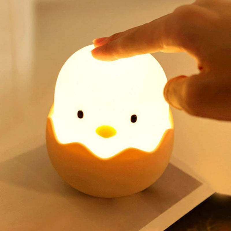 GlowBuddy – Aufladbare farbwechselnde Cartoon Nachttischlampe