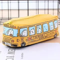 DeskZip - Kreatives Bus Federmäppchen Set mit Reißverschluss und großem Stauraum