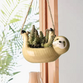 SlothBloom – Tragbare hängende Blumentöpfe mit verspieltem Faultier Design für einzigartige Dekoration
