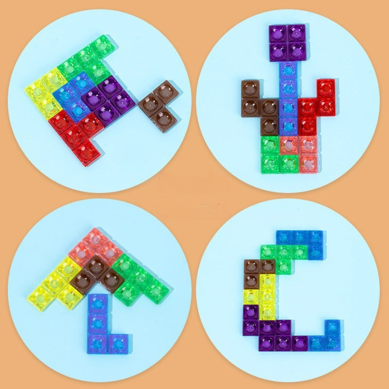ShapeNest – Kreatives Puzzlebrett mit Block Fitting Herausforderungen für Kinder