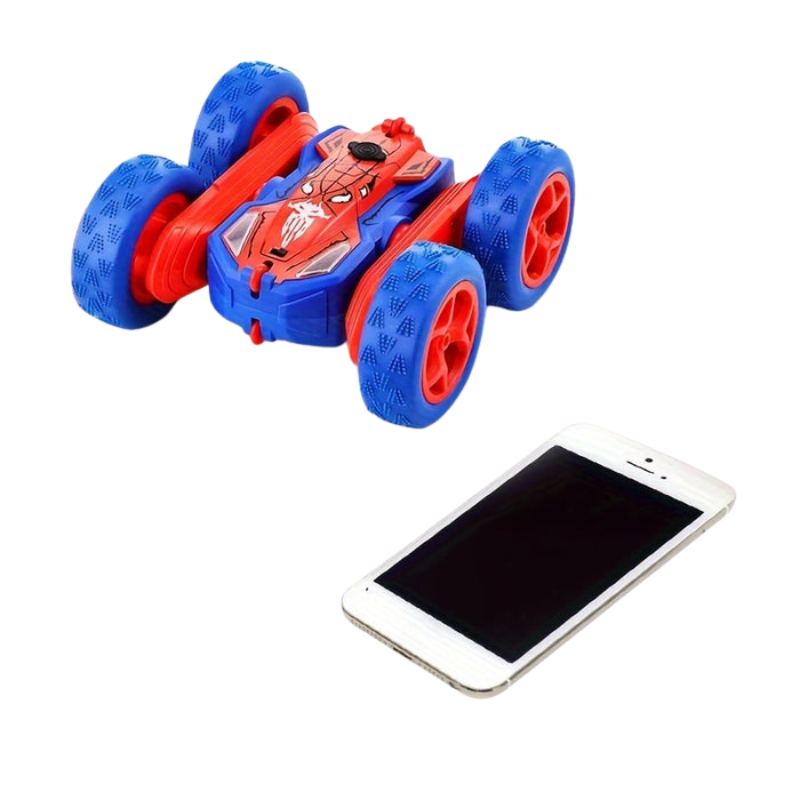 RollRage – 360° ferngesteuertes Stuntauto mit LED und beidseitig rollenden Seiten