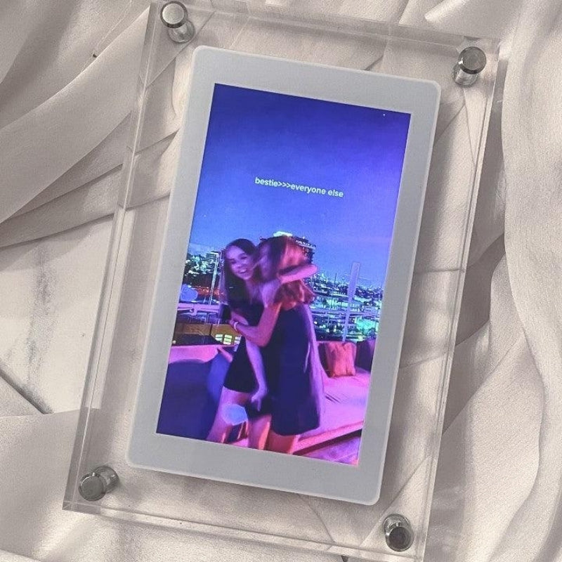 MemoryEase - Digitaler Fotorahmen mit Videoanzeige für unvergessliche Momente im Leben