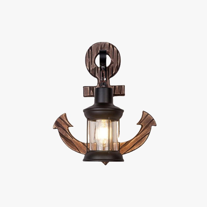 AnchorGlow – Anker Wandlampe mit Laterne für einzigartiges Dekor