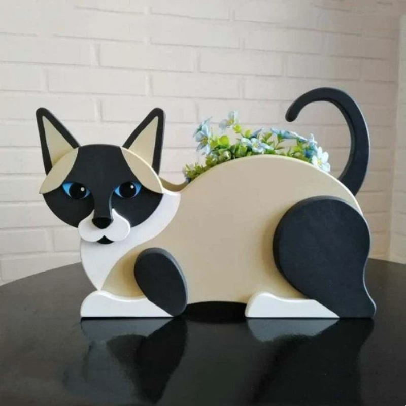 KittyBloom – Blumentöpfe in Katzenform für den Garten als Dekoration für drinnen und draußen