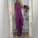 Amara – Vielseitiges Zweiteiler-Set mit ärmellosem RundhalsHemd und Hohe Taille-Hose