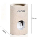 ToothFlow - Automatischer Zahnpastaspender mit staubdichtem Zahnbürstenhalter