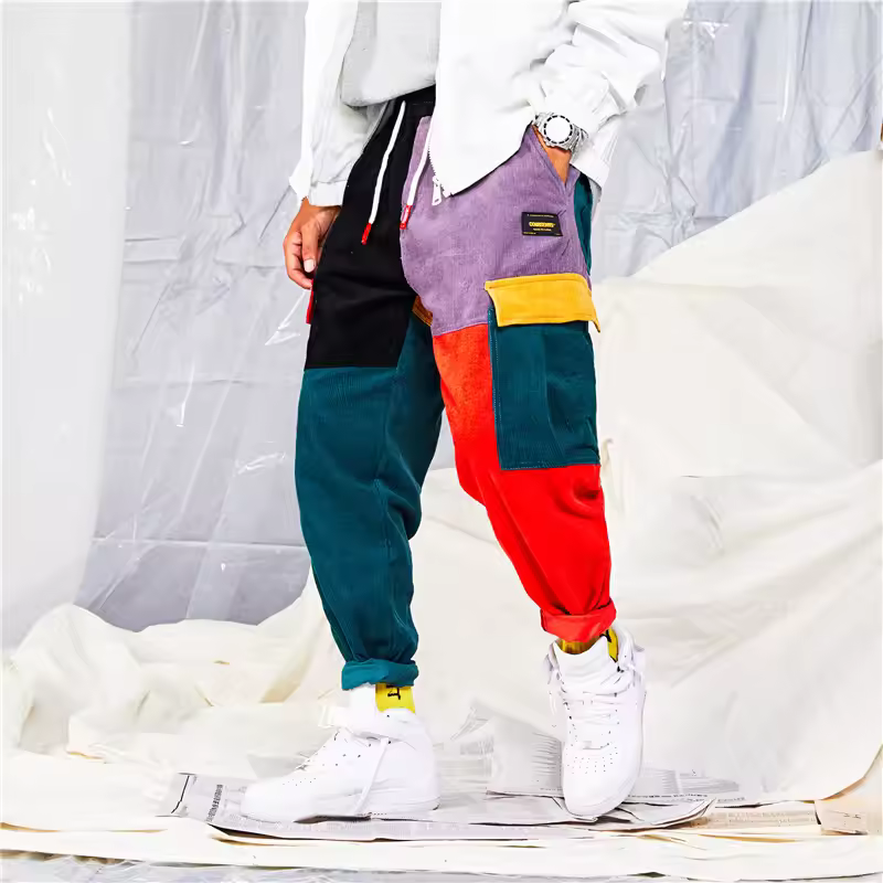 Niklas – Cargohose im Entspannte Passform mit Kordelzug in der Taille und Taschen