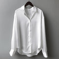 Celina – Langarmshirt mit Umlegekragen und Knopfverschluss