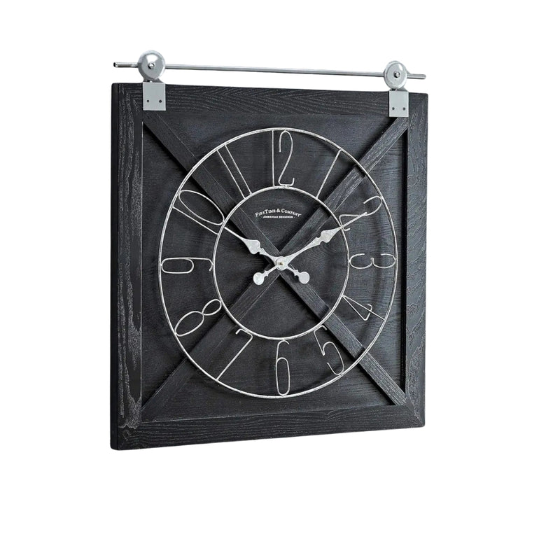 ClearTick – Quadratische dekorative Wanduhr mit minimalistischem Entwerfen