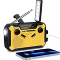 SafeSignal - Tragbares Notfallradio mit LED Taschenlampe Powerbank und Solaraufladung