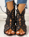 Zdenka – Stylische Ausgeschnitten Sandalen mit rutschfester Sohle