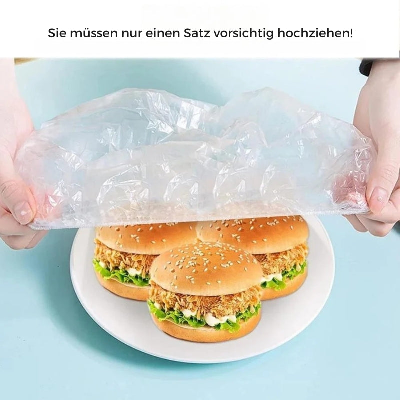 SealEase - Wiederverwendbare Lebensmittelabdeckungen für Schüsseln Teller und Speisereste