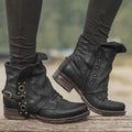 Leonie – Lässige rutschfeste Stiefeletten mit seitlichem Reißverschluss