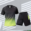 Ethan – Kurzarmhemden mit Shorts-Set mit elastischem Bund