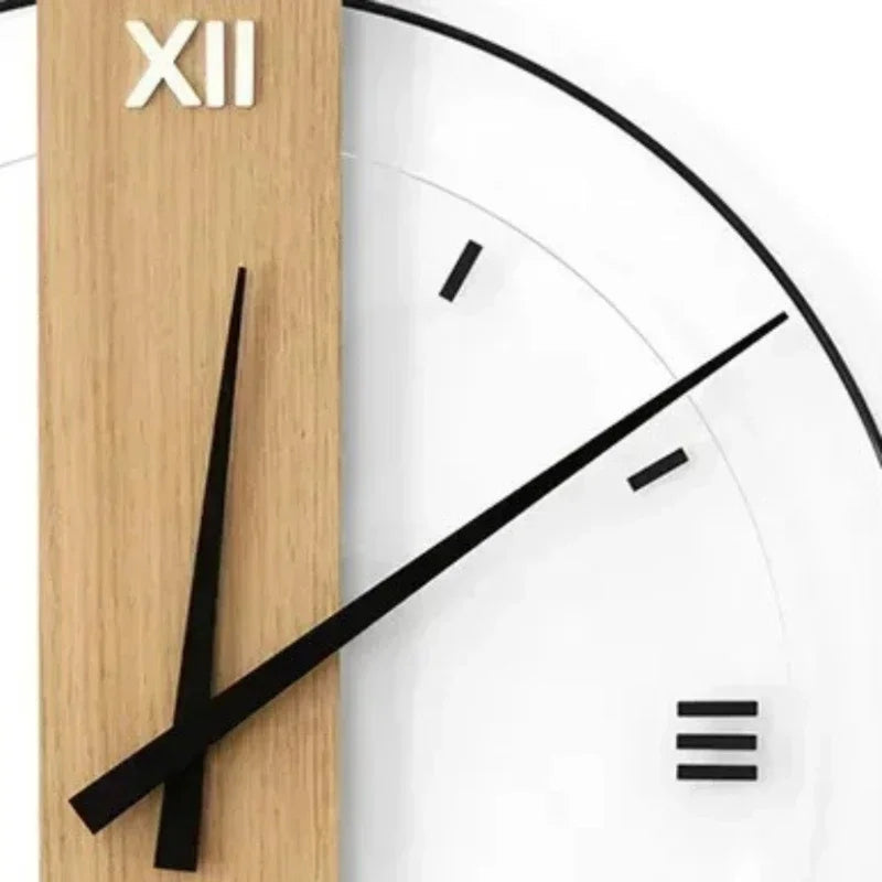 MuteClock – Leise runde Wanduhr mit minimalistischem Entwerfen