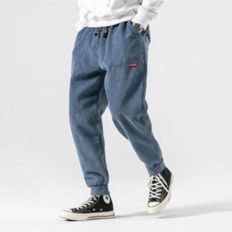 Tobias – Lockere Passform Hose mit Kordelzug in der Taille und Seitentaschen