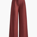 Diana – Lässige hoch taillierte Hose mit weitem Bein und Taschen