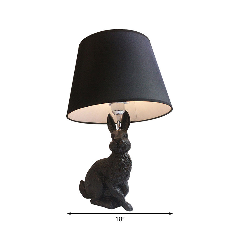 BunnyGlow – Hasen Schreibtischlampe mit tragbarem Schirm für einzigartige Beleuchtung