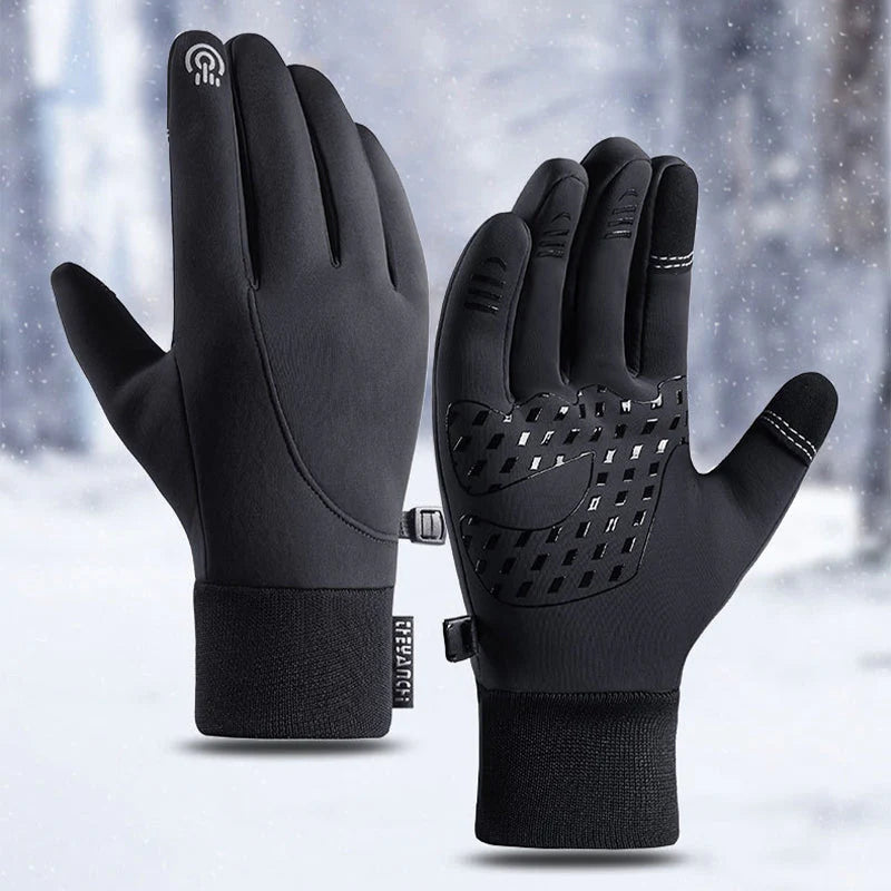 GloveGuard - Warm Wasserdicht Anti Rutsch Reißverschluss Handschuhe