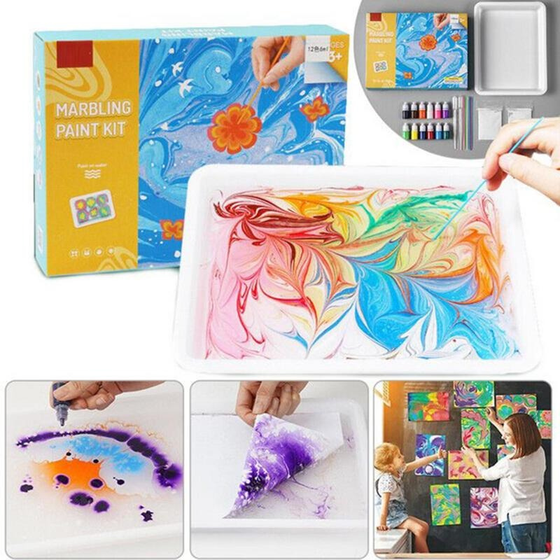 SwirlCraft  - Einzigartiges Wasser schwimmendes Kunstset für Sparks Kreativität