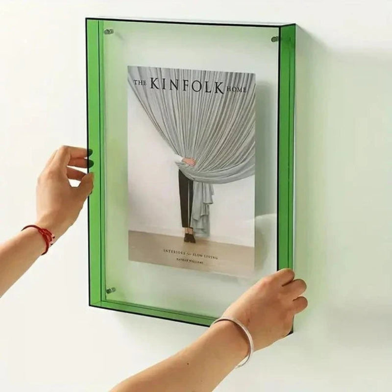 ViewFrame – Transparenter Bilderrahmen zur Fotopräsentation zu Hause und Büro