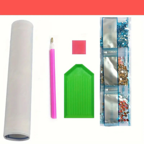 MysticGleam - Strahlende Eule Diamant Malerei Kit