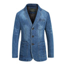 Yannik – Lässige Langarmjacke mit Reverskragen und Knopfverschluss