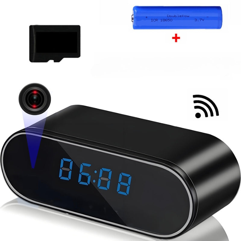 ClockGuard - Versteckte HD Kamera-Uhr mit Bewegungserkennung und Nachtsicht