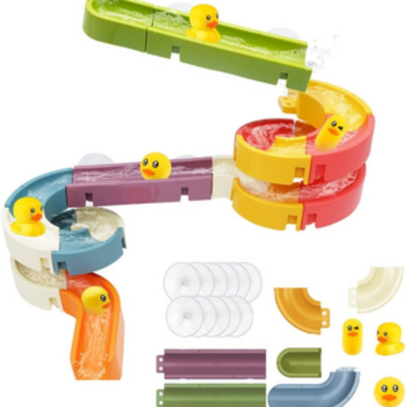 DuckSlide – Badespielzeug mit Entenbahn und Gleitsystem mit Saugnapfbefestigung