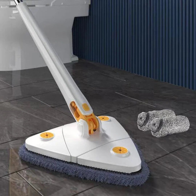 MopSlide – 360° Drehbarer Dreiecksmopp mit ausziehbarem Griff für die Tiefenreinigung