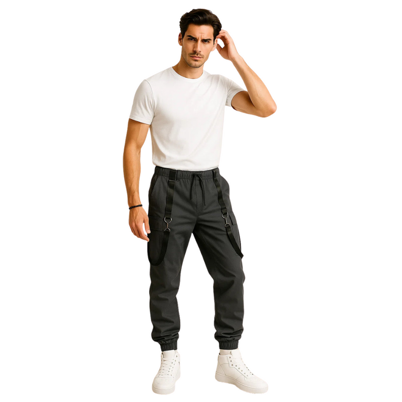 Tariq – Cargohose mit lockerer Passform und mehreren Taschen