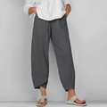 Melina – Lockere Passform Hose mit elastischem Bund und weitem Bein