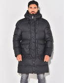 Adam - Warme Langärmelig Reißverschluss Kapuze Jacke Mit Taschen