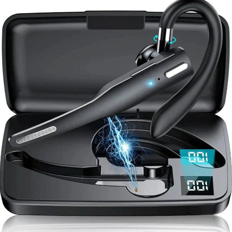 NovaTalk - Drahtloses Bluetooth Headset mit zwei Mikrofonen und klarem Klang