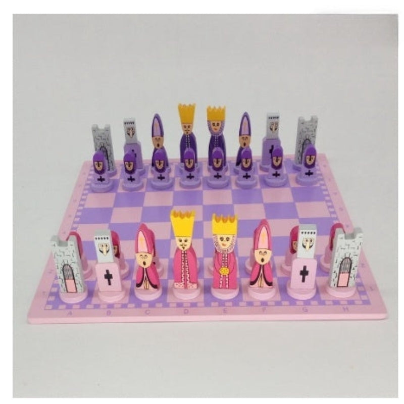 BrainMate - Schachspiel aus Holz für Kinder mit lehrreichen und interaktiven Spielfiguren