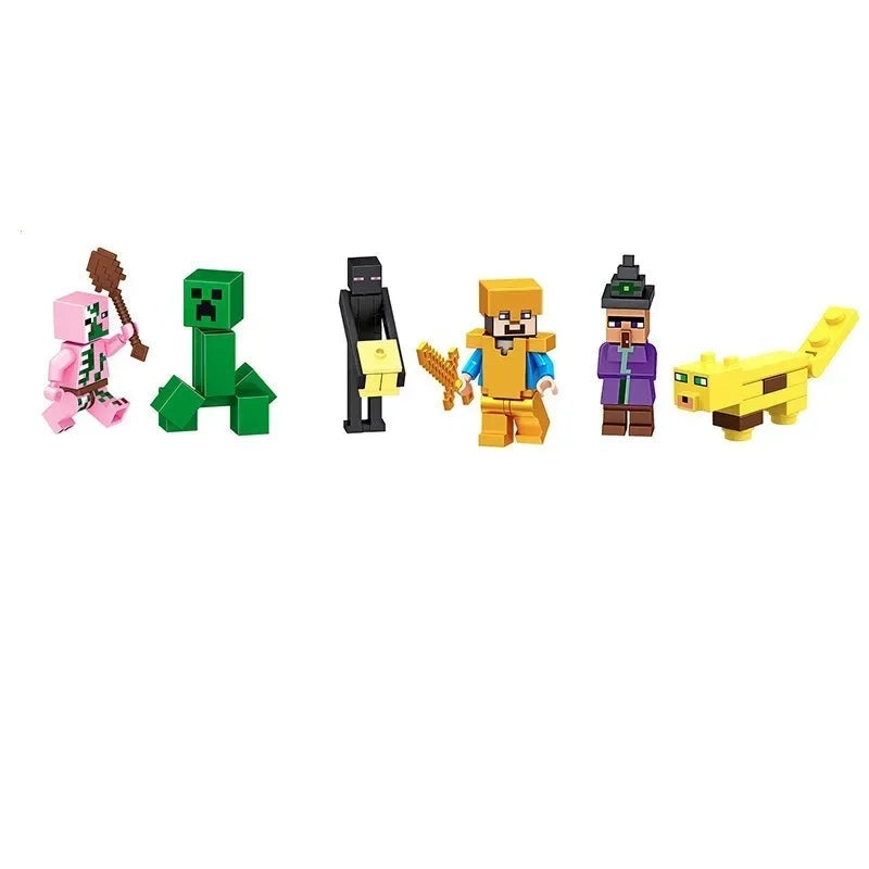 BlockCraft - Minecraft Humanoide Sammelfiguren und Bausteine für Kinder