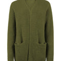 Silke – Vorne offener Langarm Strickjacke mit Taschen und lockerer Passform