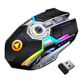 ZenFlick – Kabellose RGB Gaming Maus mit leisen Klicks und wiederaufladbarem Akku