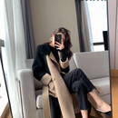 Wiebke - Warmer Langarm Trenchcoat mit Gürtel und Knöpfen