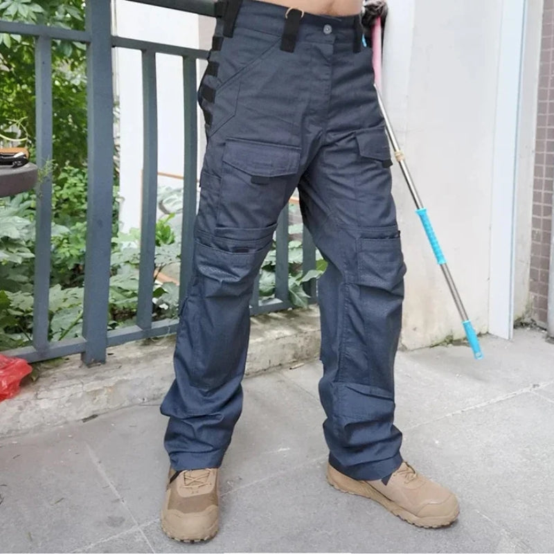 Niklas – Elegante Mehrere Taschen Hose mit verstellbarer Taille