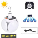 SolarGlow - Solarbetriebene Außenlampe mit USB Aufladung für zuverlässige Beleuchtung