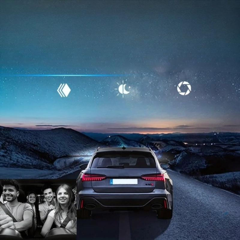 DriveGuard – 320° Ultraweitwinkel-Smart-Dashcam mit Nachtsicht
