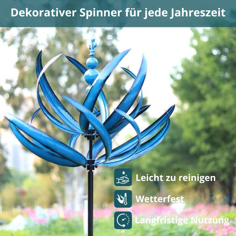 SkySpin - Dekorative Wetterfahne für den Garten mit einzigartiger Richtungsanzeige