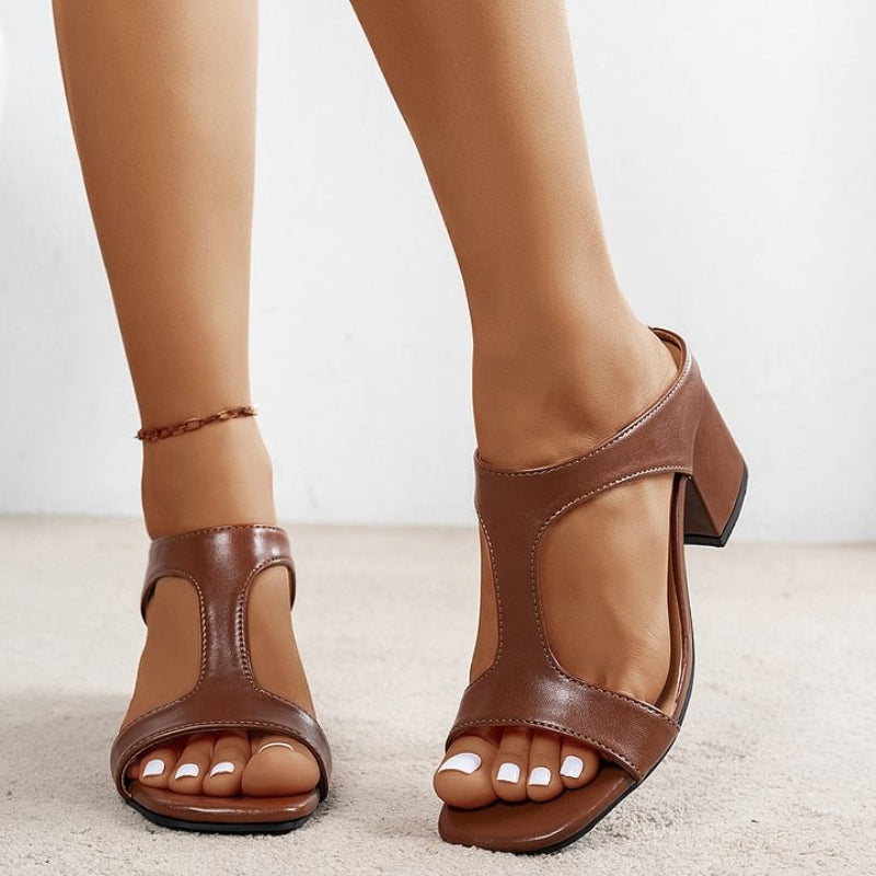 Tamara – Stilvolle Sandalen mit dickem Absatz und rutschfester Sohle für Komfort