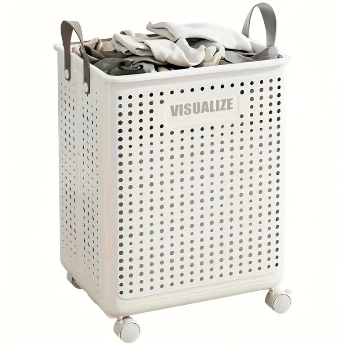 EasyTote – Müheloser, intelligenter rollender Wäschekorb für einfache Lagerung und Organisation