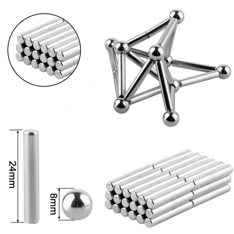 FocusSphere - Magnetische Kugeln Set Kreative und entspannende Stressabbau Spielzeug mit sphärischen Veränderungen