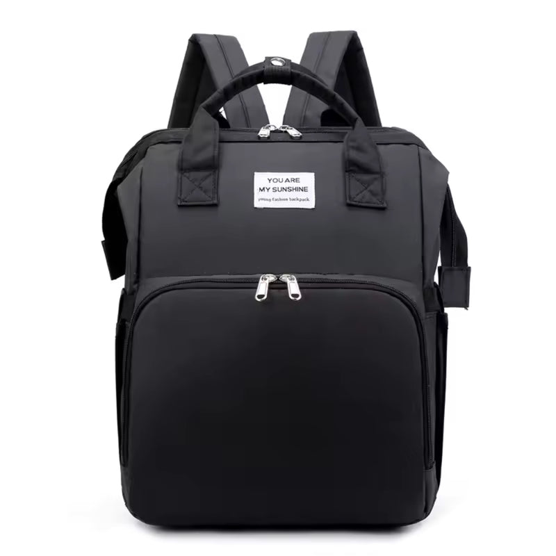 BabyNest - Tragbare Wickeltasche mit klappbarem Bett und organisierter Aufbewahrung
